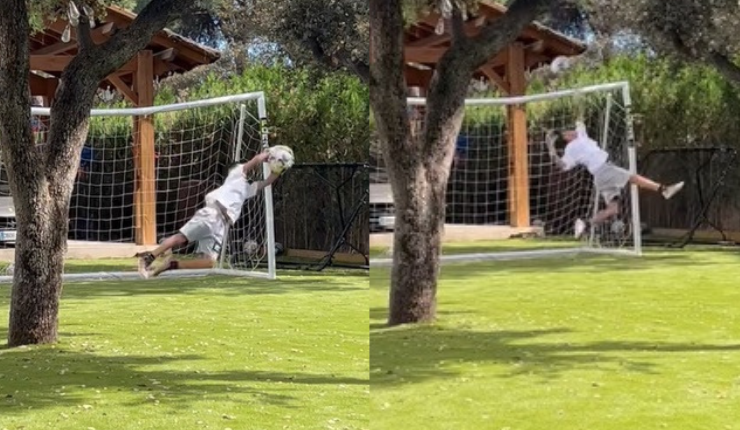 ¡Recambio asegurado! Las espectaculares atajadas con las que se lució el hijo de Claudio Bravo