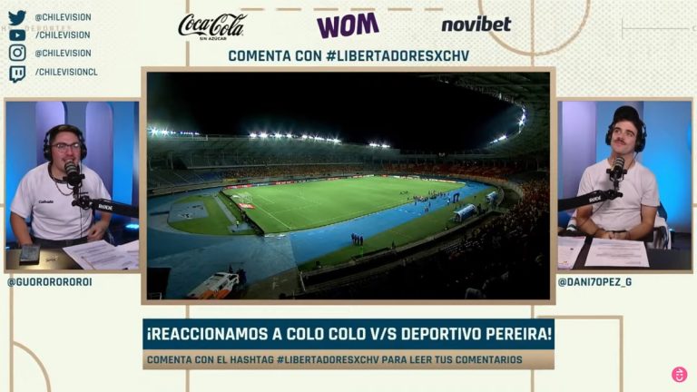 Así fue la reacción en vivo al empate entre Deportivo Pereira y Colo Colo por Copa Libertadores