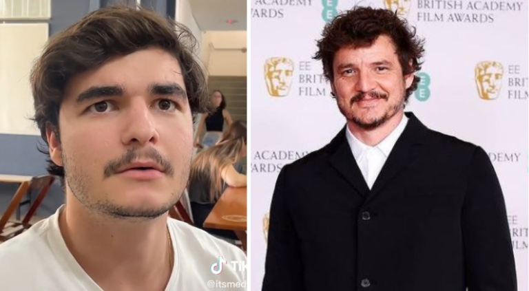 ¡Dos gotas de agua! Joven brasileño se hace viral por su notable parecido con Pedro Pascal