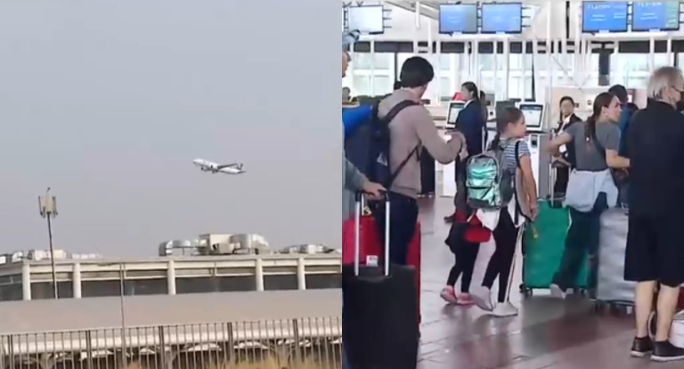 Vuelos sufrieron retrasos en Aeropuerto de Santiago: No pudieron aterrizar por una bandada de pájaros