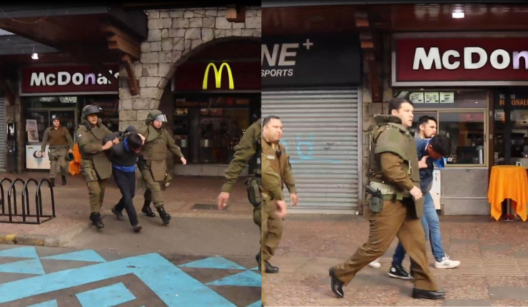 Uno se había fugado de cárcel de Osorno: Detienen a 3 sujetos tras violento robo a tienda de celulares en Temuco