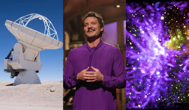 Observatorio ALMA se sumó a la fiebre por Pedro Pascal y lo comparan con diferentes fenómenos del espacio
