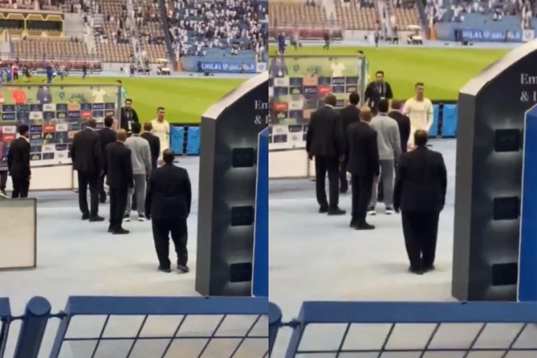 Por delito de indecencia pública: Abogada denunciará a Cristiano Ronaldo por gestos contra hinchada rival