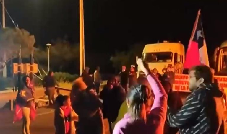 Paro en Calama: Habitantes protagonizan protesta por inseguridad tras fatales balaceras