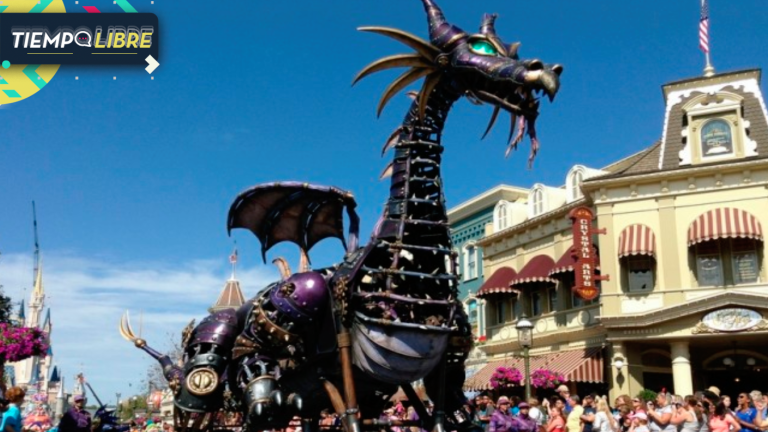 Se hizo viral: Dragón animatrónico de “Maléfica” se incendió en parque de Walt Disney World