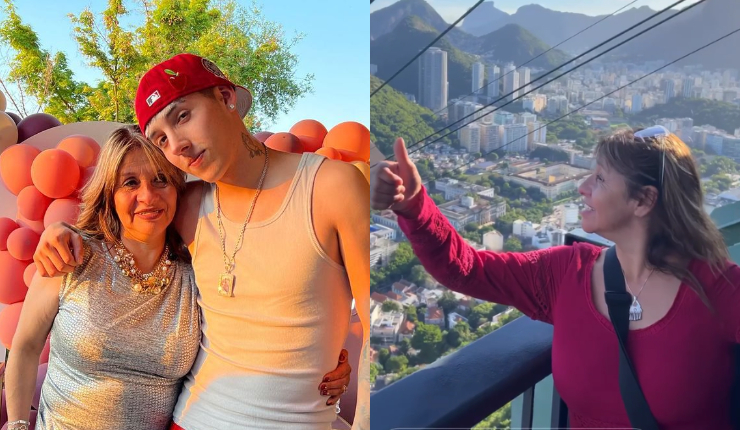 Pailita sorprendió a su madre con espectacular viaje a Brasil: 