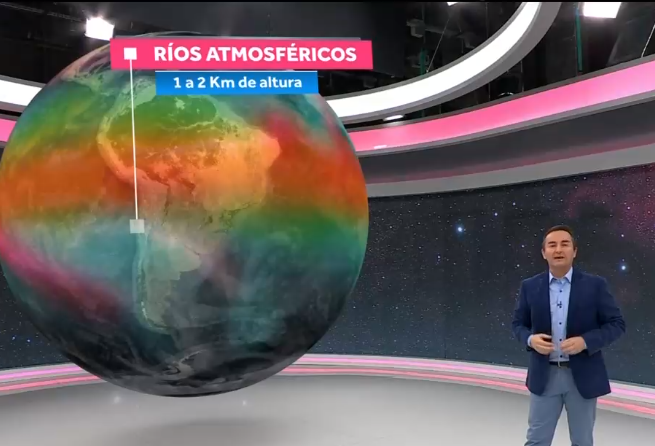 Provocaron el sistema frontal en la zona centro-sur: Conoce qué son los ríos atmosféricos