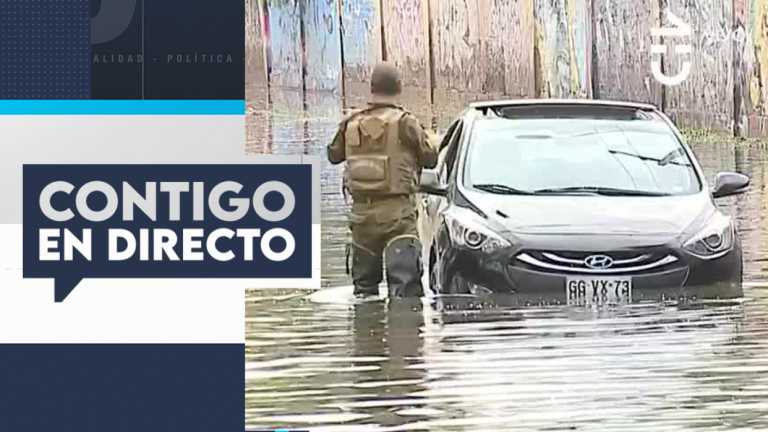 Calles inundadas en Cerrillos por rotura de matriz: 3 vehículos quedaron atrapados