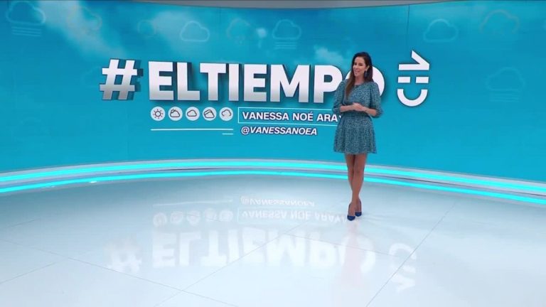 Vanessa Noé y el informe del tiempo para este sábado 8 de abril