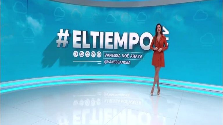 Vanessa Noé y el informe del tiempo para este lunes 10 de abril