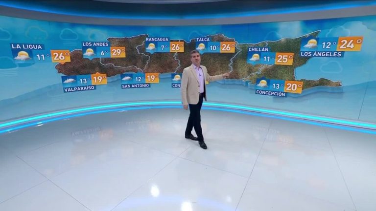 Eduardo Sáez y el informe del tiempo para este martes 11 de abril