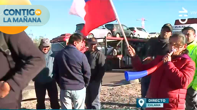 Paro generalizado en Calama: Barricadas y cortes de camino en protesta por la delincuencia