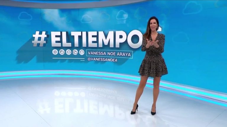 Vanessa Noé y el informe del tiempo para este domingo 23 de abril