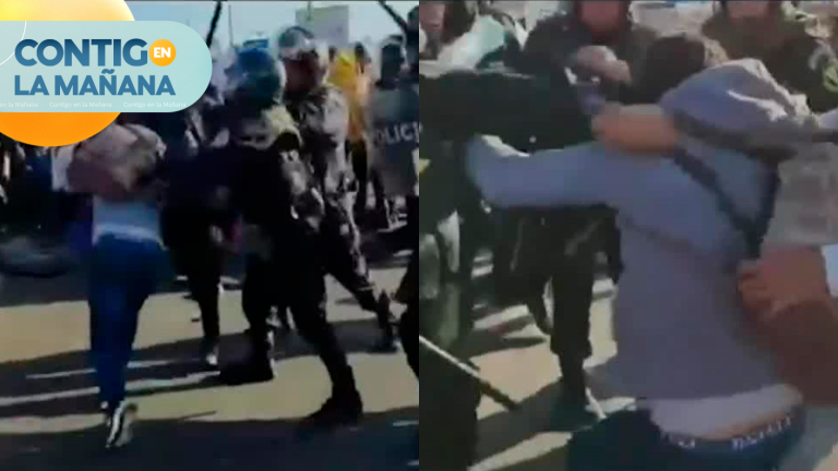 Impactante: Imágenes de frontera Perú-Chile evidencian violenta reacción de policía peruana