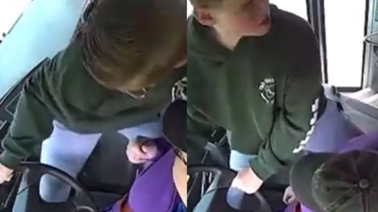 Niño de 13 años salva a sus compañeros tras tomar el control de bus escolar: Conductora se desmayó al volante