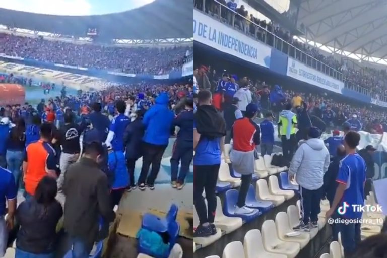 Viralizan registros que muestran a hinchas de la U enfrentándose a presuntos responsables de incidentes
