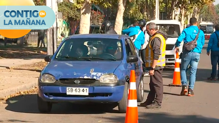 Ojo con la restricción vehicular: Autoridades fiscalizan autos y motocicletas en Quilicura