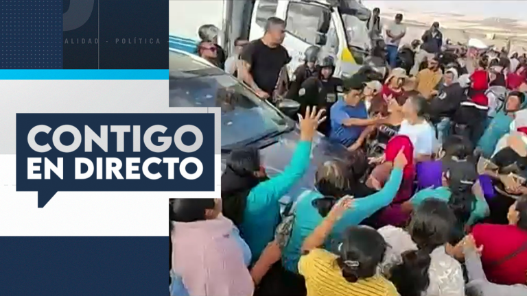 Nuevos disturbios: Migrantes impiden el paso de vehículos en la frontera entre Chile y Perú