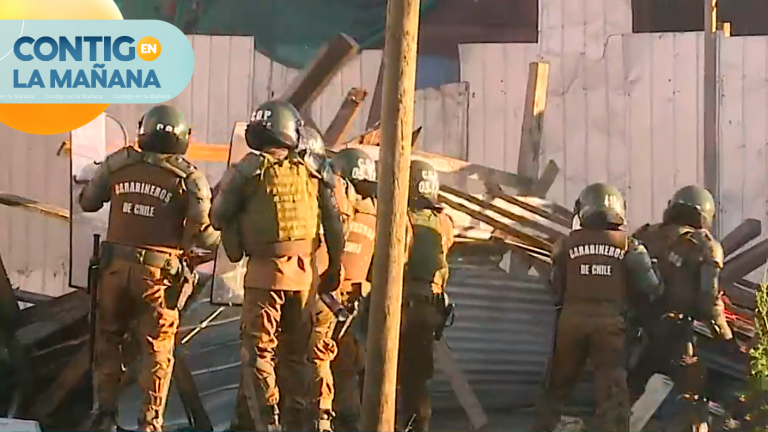 Masivo operativo policial: Carabineros intenta desalojar más de 180 departamentos tomados