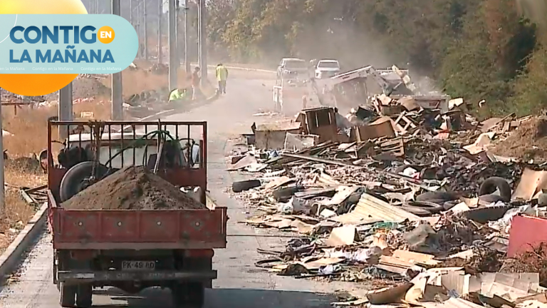 Kilómetros de desechos: Vecinos deben convivir con gigantesco basural en Renca