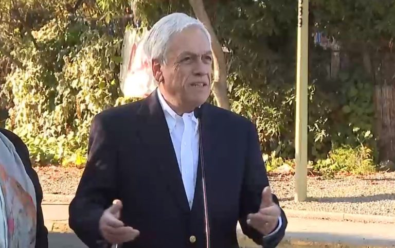 El mensaje de Sebastián Piñera tras votar en Las Condes: 