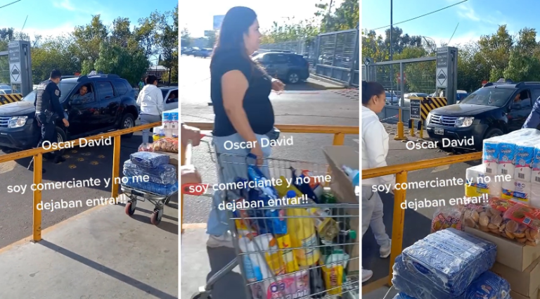 Argentina molesta porque chilenos tienen fila exclusiva en supermercado de Mendoza: 