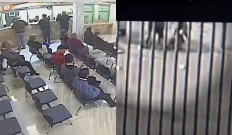 Grabaron brutal asalto a adultos mayores: Los golpearon en el piso para robarles dinero que sacaron del banco