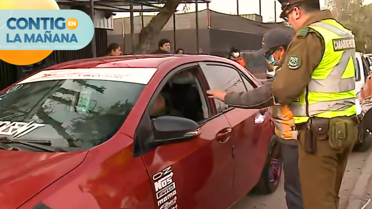 Fiscalización masiva: Vehículo usaba mecanismo para ocultar su patente