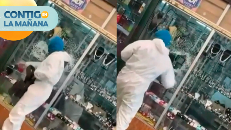 VIDEO | Registran violento asalto a joyería a plena luz del día en Alto Hospicio