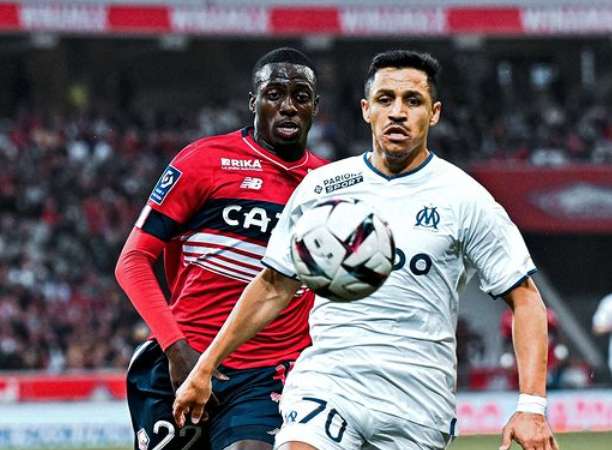 El VAR anuló gol de Alexis Sánchez: Marsella pierde terreno en pelea por cupo a Champions tras caer ante Lille