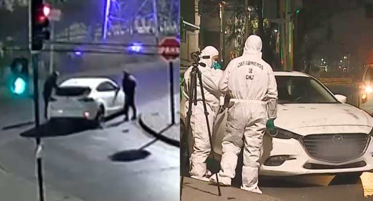 Registran balacera entre vehículos en San Joaquín: Uno de ellos tenía encargo por robo