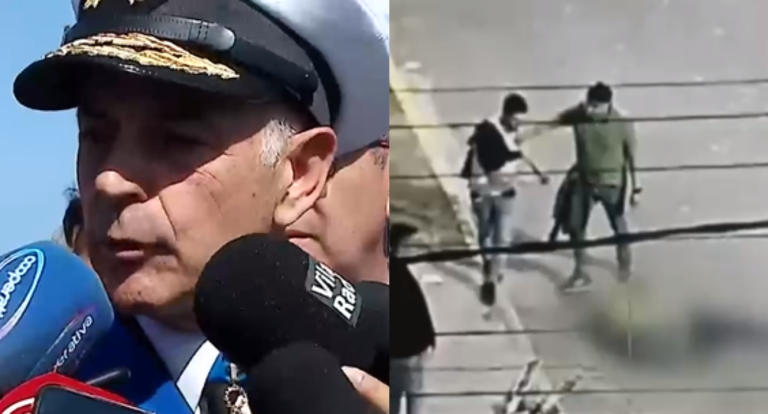 Jefe de la Armada afirmó que esperarán control de detención para determinar futuro de cuarto involucrado en fatal golpiza