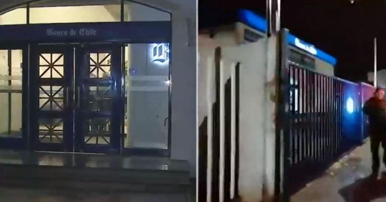 Roban sucursal bancaria en La Florida: Delincuente solitario sustrajo dos computadores de ejecutivos