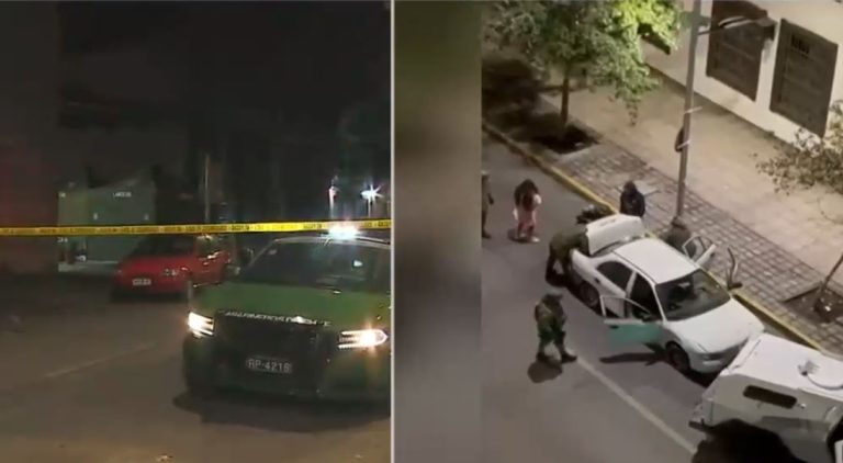 Habrían intentado hacer portonazo: Dos adolescentes murieron baleados en Santiago centro