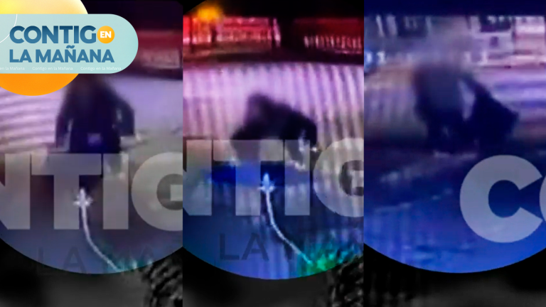 EXCLUSIVO | Video muestra a sujeto recogiendo arma en plena escena del crimen