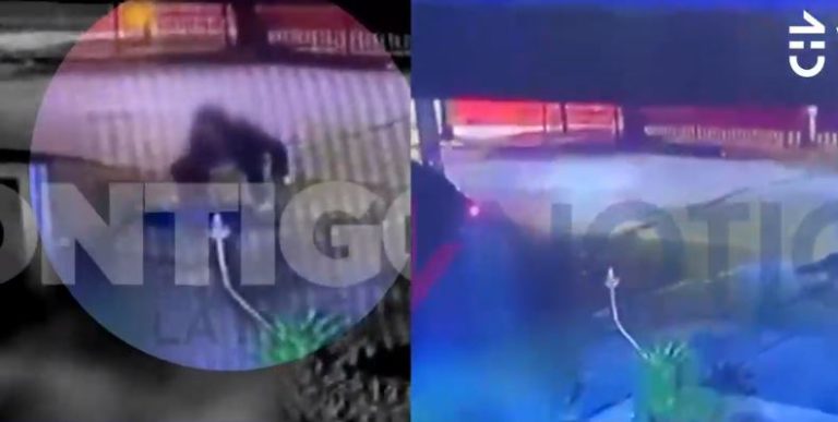 Tiró polerón encima y huyó: Video muestra a sujeto recogiendo presunta arma del lugar donde murieron adolescentes