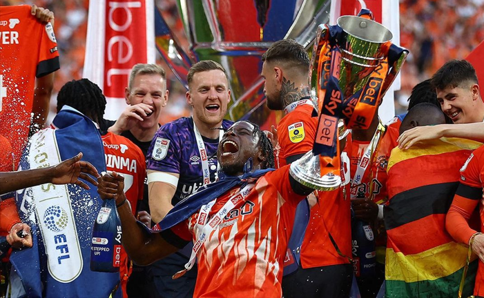 Hace seis años jugaban en la cuarta división: Luton Town logró histórico triunfo y ascendió a Premier League
