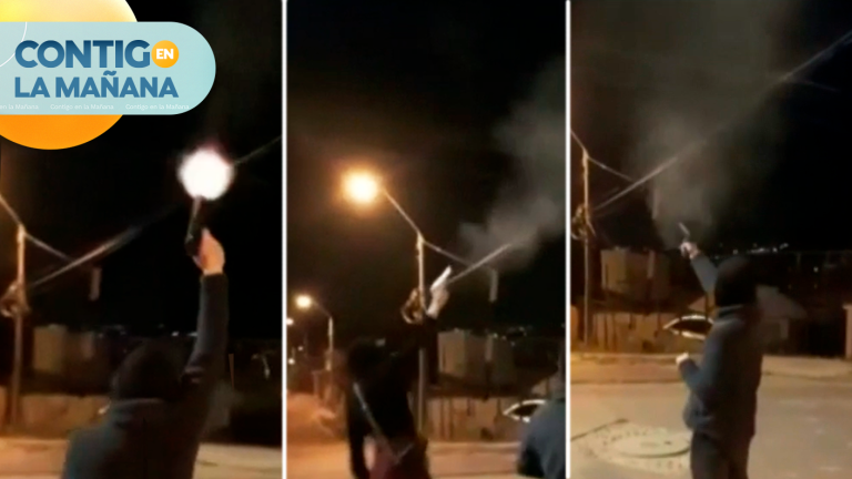 Preocupante poder de fuego: Sujetos disparan al aire y atemorizan a vecinos de Viña del Mar