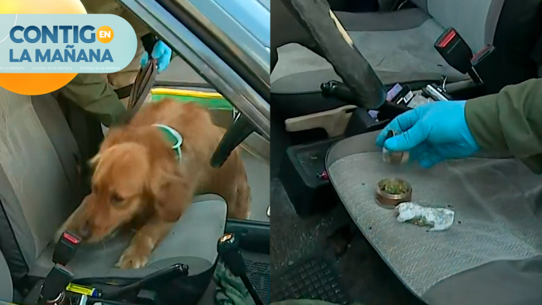 Encuentran droga en vehículo fiscalizado durante operativo en La Florida