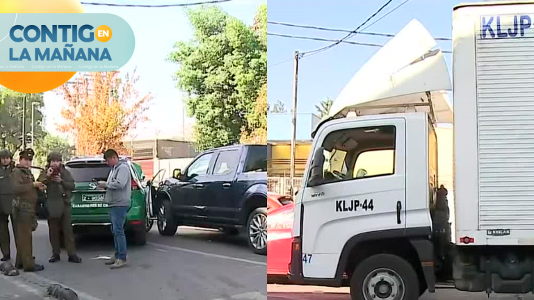 Chofer de camión secuestrado en Pudahuel: Vehículo contenía casi $200 millones en notebooks