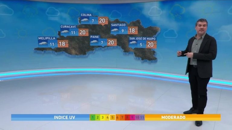 Eduardo Sáez y el informe del tiempo para este jueves 18 de mayo