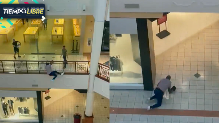 No podía levantarse: Ladrón intentó escapar saltando de un segundo piso en tienda Apple