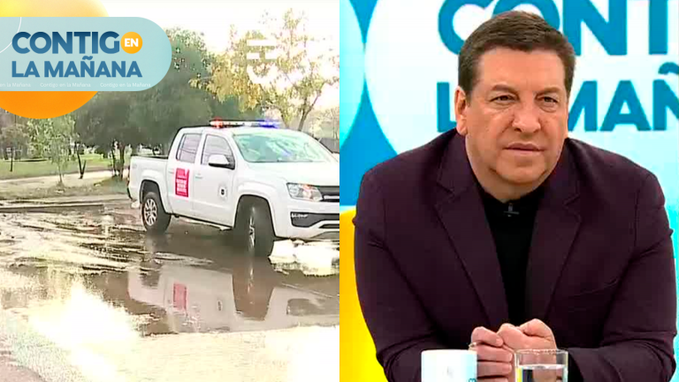 Rotura de matriz generó flujo de agua en calles de Macul