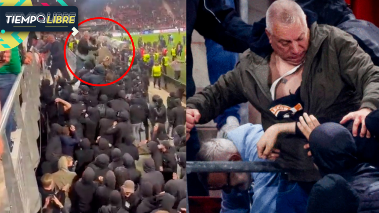 VIDEO | Dos Hinchas de West Ham United se viralizan al pelear a puño limpio contra barristas del AZ Alkmaar