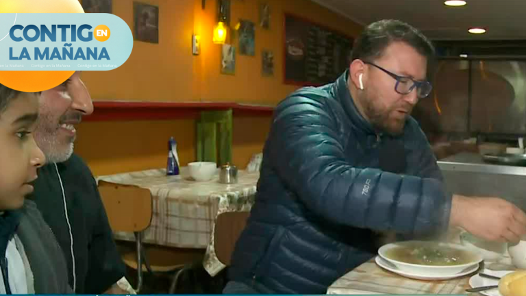 ¡Con ajiaco! El “liviano” desayuno de Luis Ugalde en La Vega