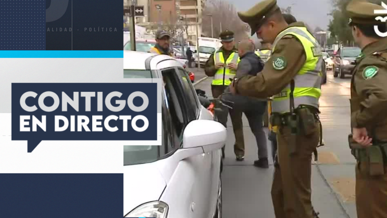 Junto a personal del Min. De Transportes: Nueva fiscalización de vehículos en La Reina