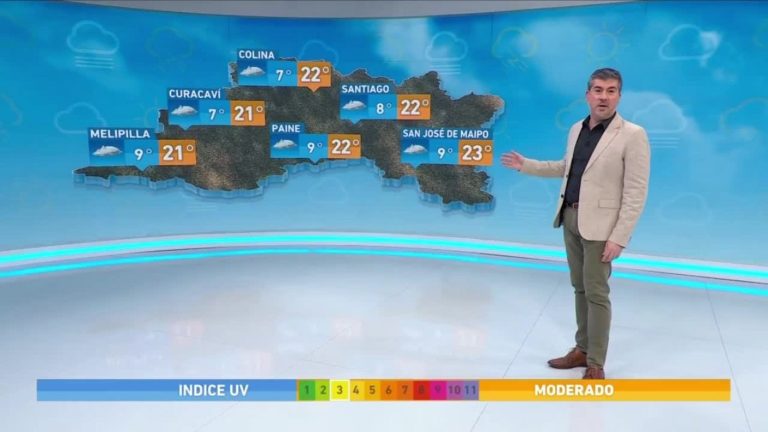 Eduardo Sáez y el informe del tiempo para este martes 30 de mayo