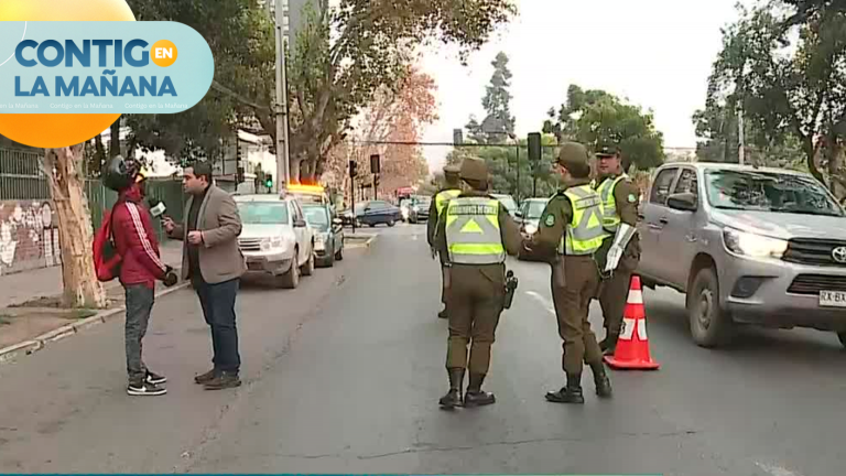 Junto a perro antidrogas: Nuevo operativo de fiscalización se tomó las calles de San Bernardo