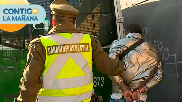 Hasta lanzó cono a carabineros: El día de furia de hombre que terminó detenido por fiscalización