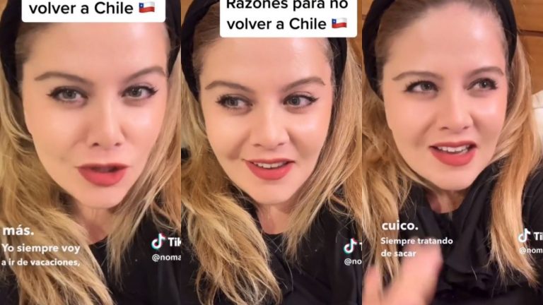 Tiktoker reveló sus razones para no regresar a Chile y desató dura controversia: 